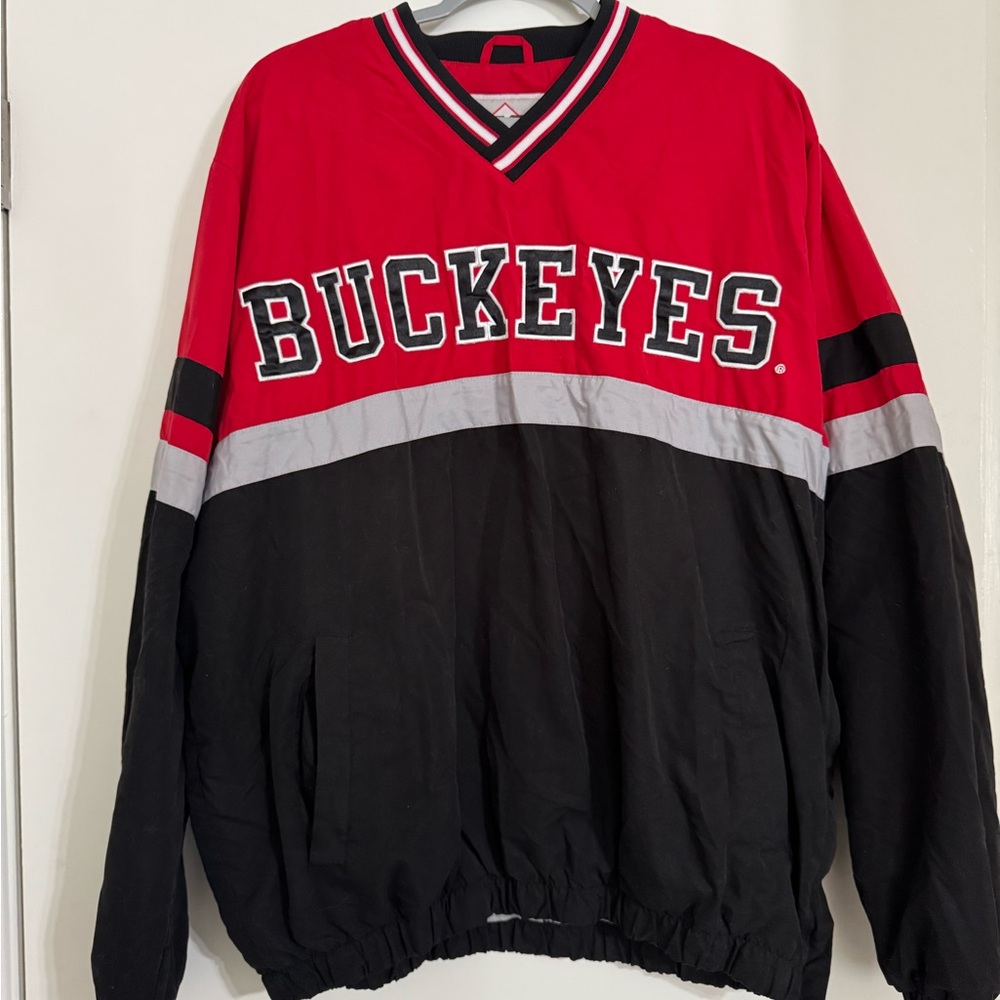Red and Black Buckeyes Pullover